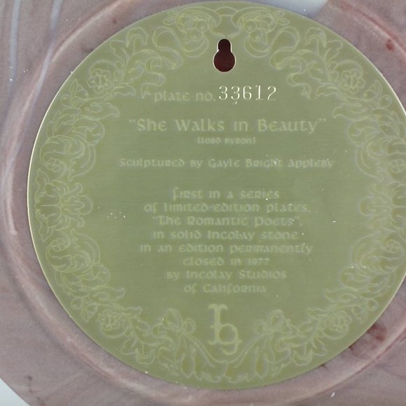 "She Walks in Beauty" 1st in Series Romantic Poets Col.. Signed by Gayle Appleby - Picture 4 of 4